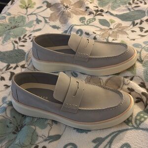 Cole Haan Light Gray Slip-On Shoes